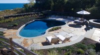 Natural Stone Pool Deck - 3