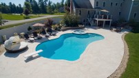 Natural Stone Pool Deck - 5