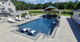 Gunite Pool with Spa and Pavilion