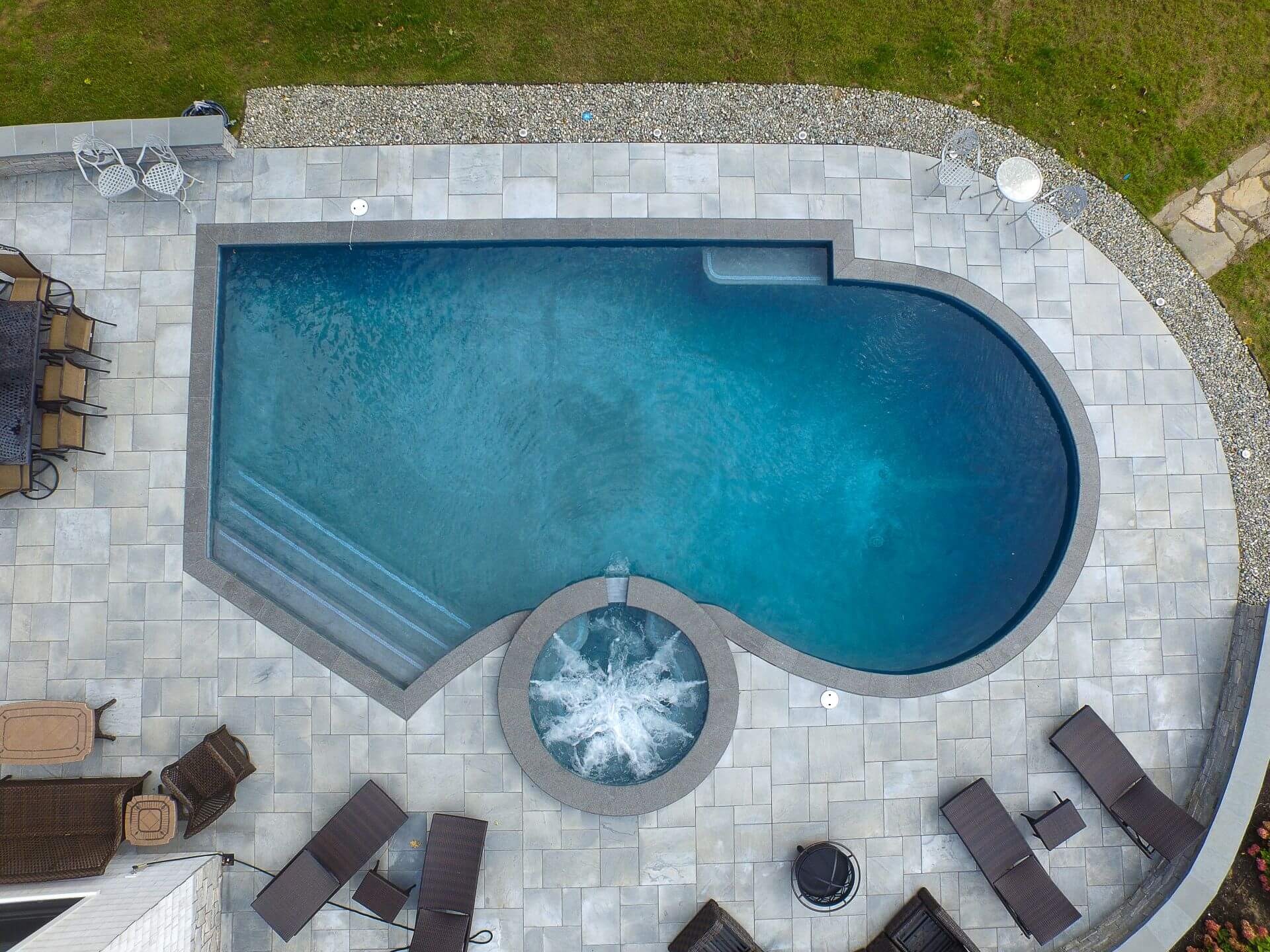 Gunite swimming pool by Northern Pools